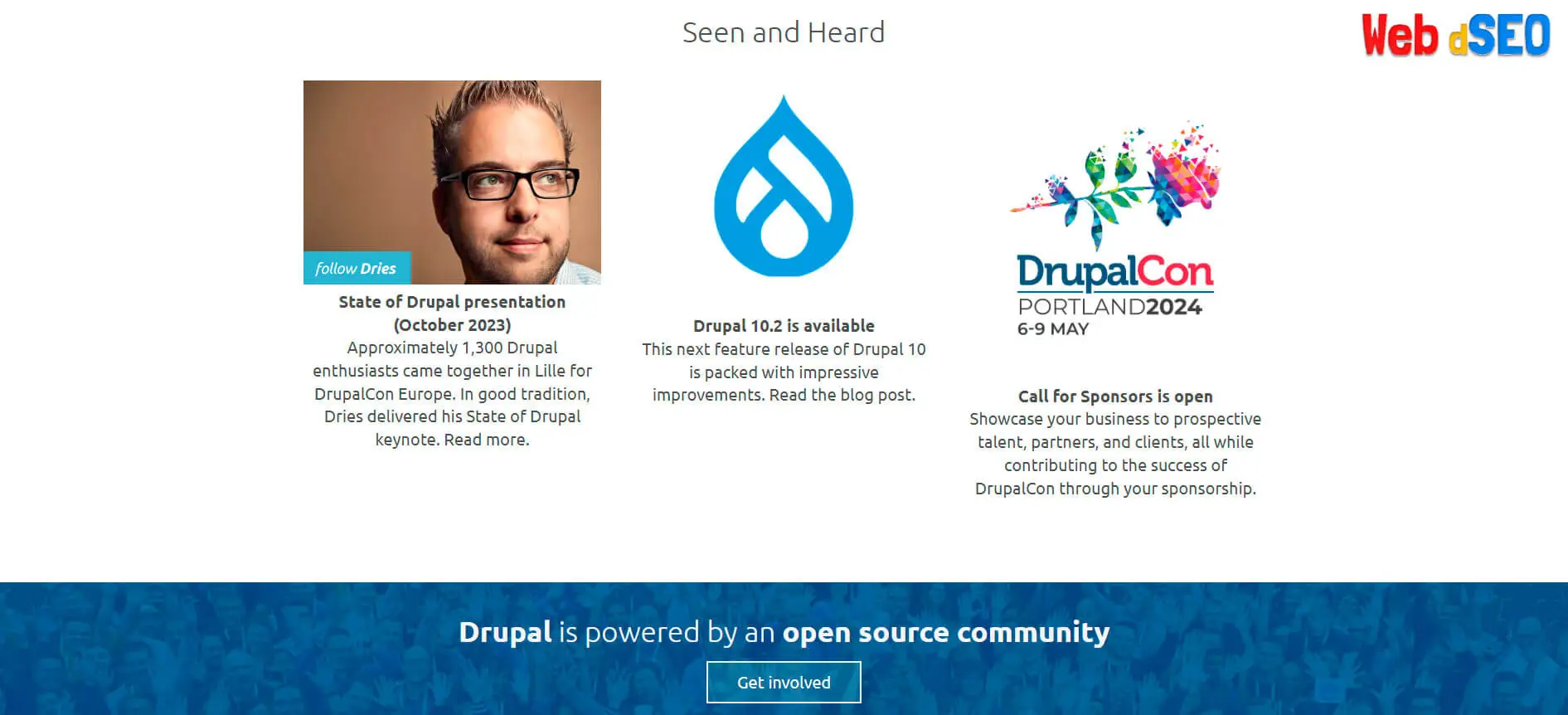 Crear una página web con Drupal | Web dSEO